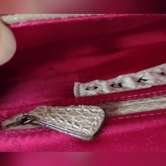 Hype blue gray long gemstone clutch,1 inside pocket.fits phones + - Picture 7 of 8